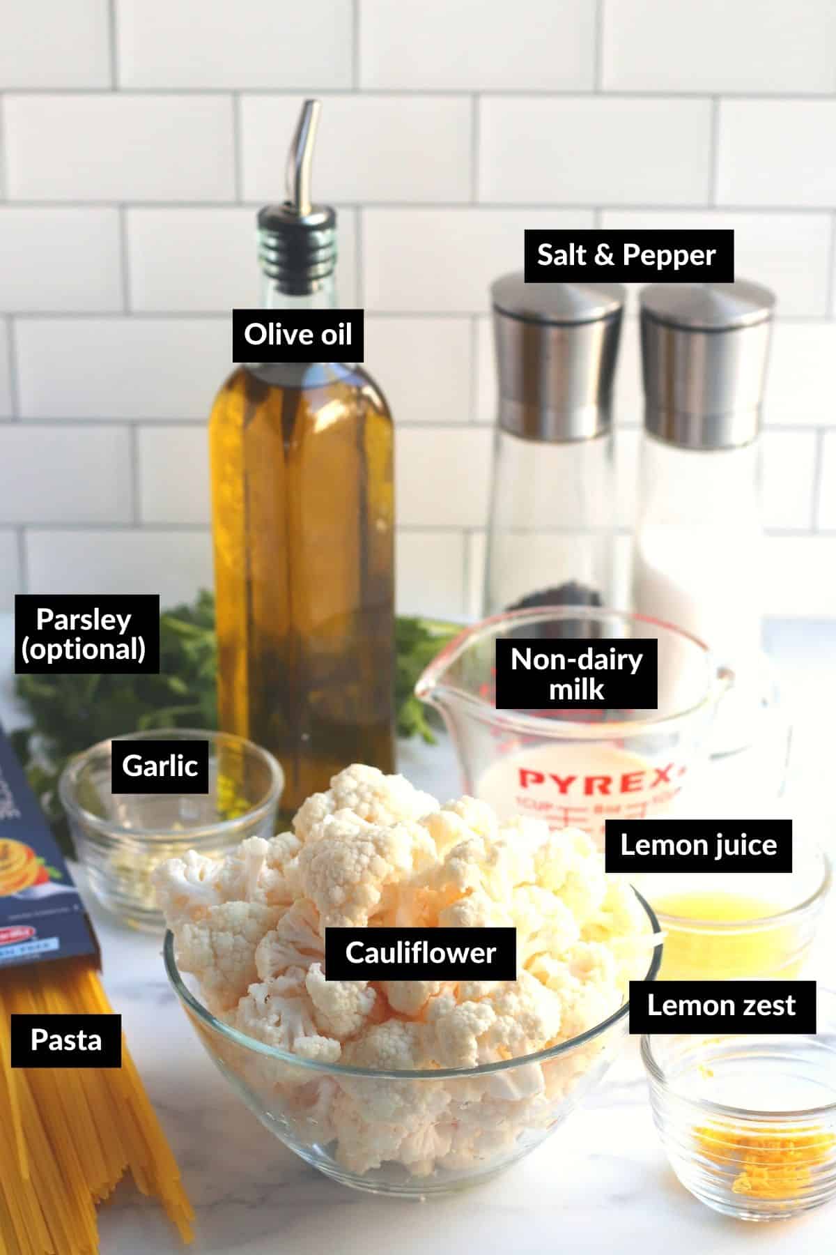 Ingredientes necesarios para hacer esta receta.