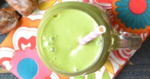 Peanut Butter Green Smoothie FB