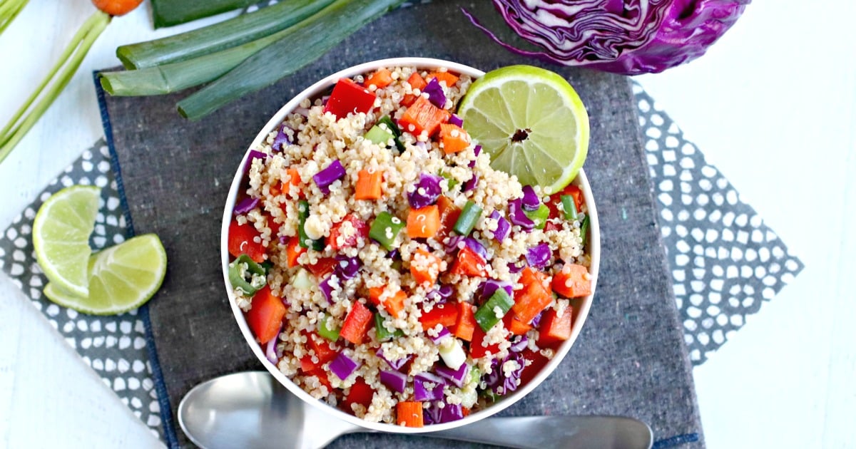Vegan Quinoa Salad FB Grow