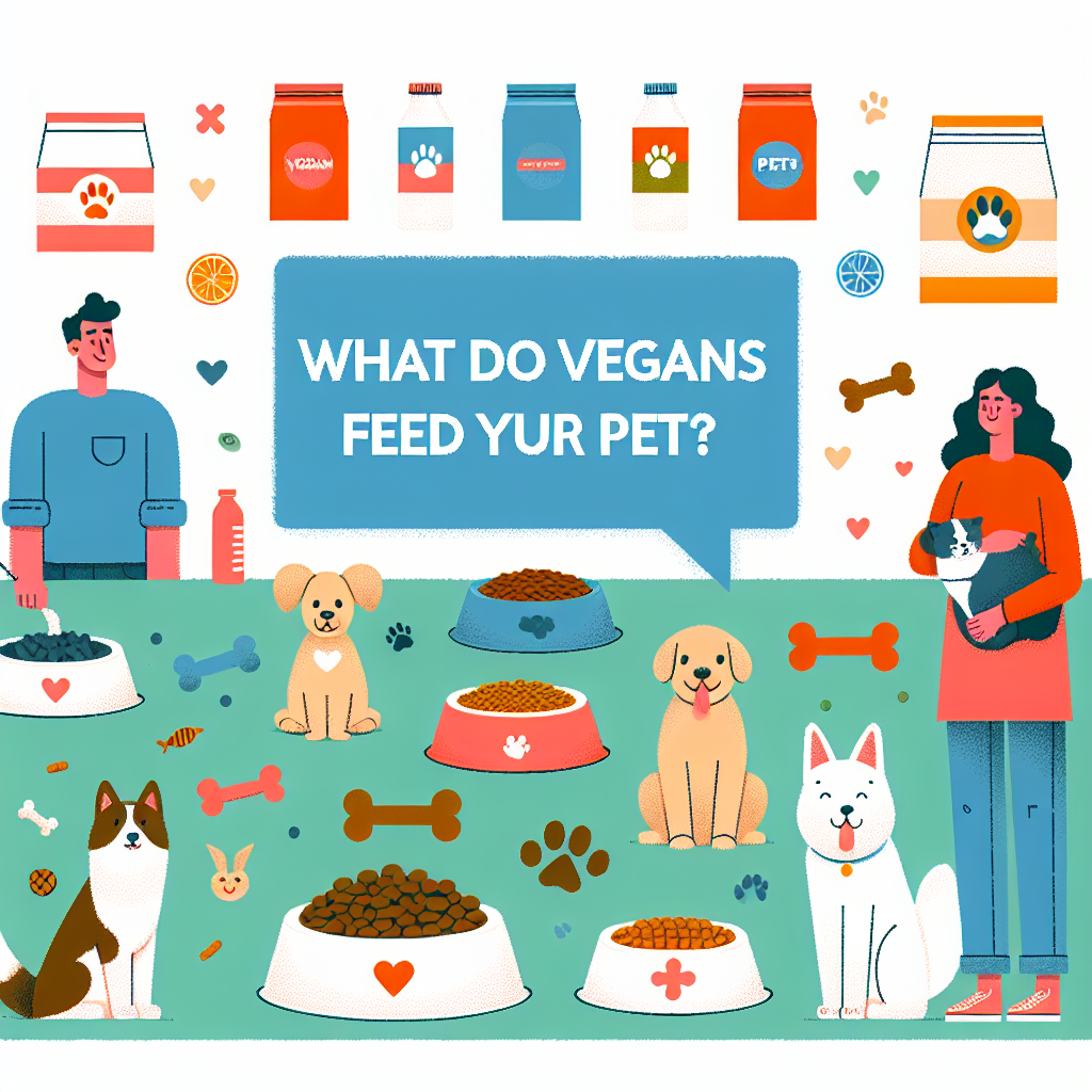 que le dan de comer los veganos a sus mascotas